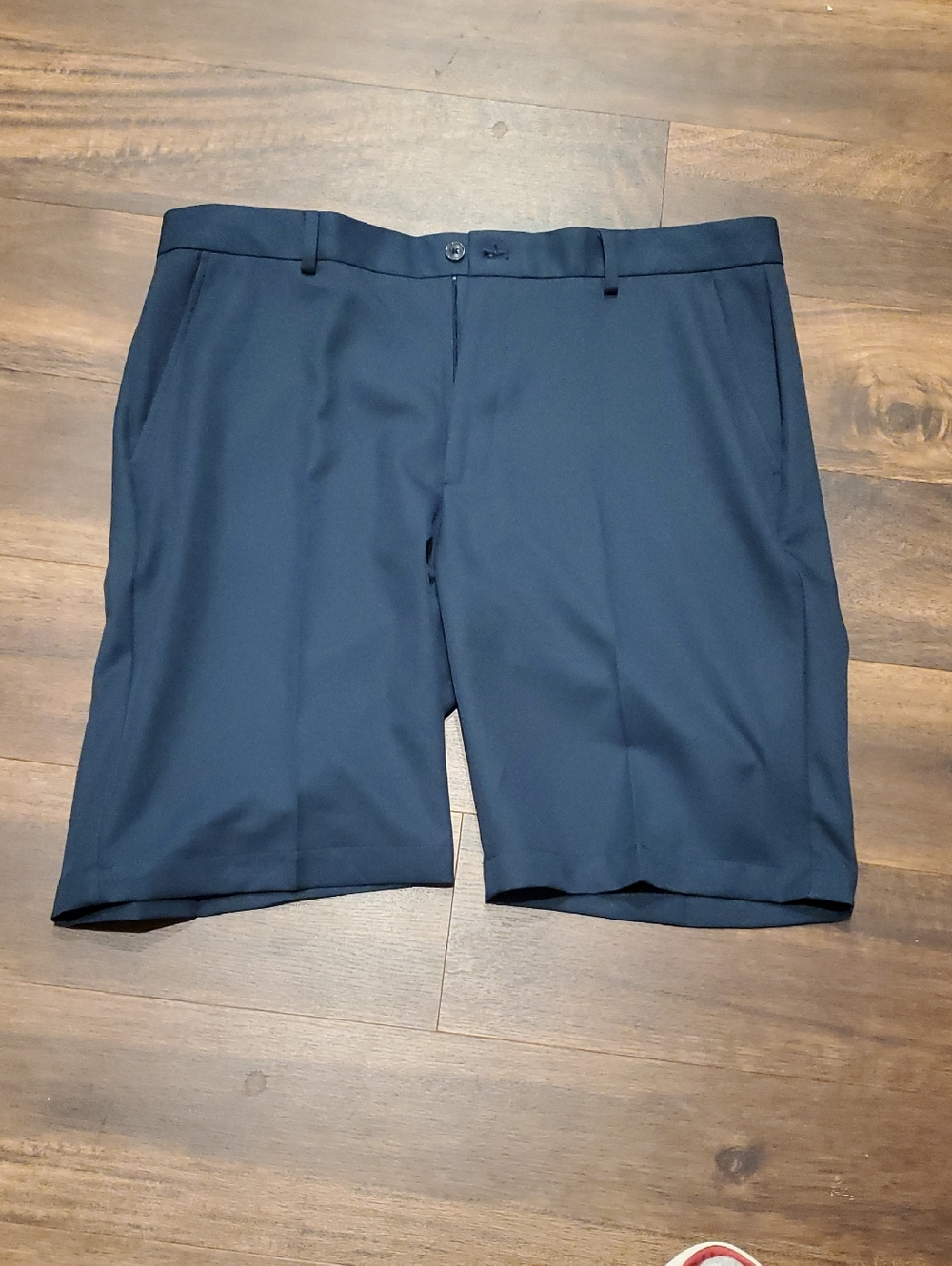 Greg Norman Collection Navy Flat-Front Performance Shorts